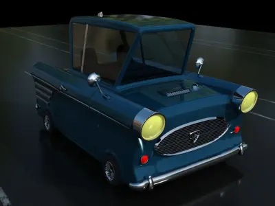 cartoon car 3d model 3D model