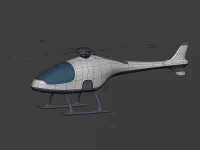 Aircraft Low-poly 3D model get