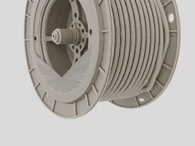 Industrial Factory Electrical Cable Reel for 3D print 3D model