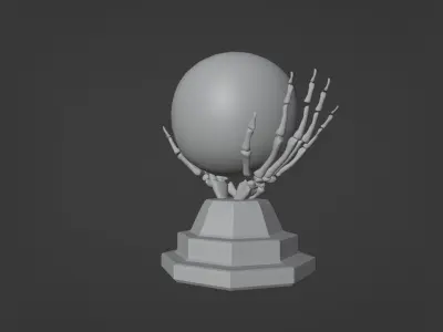 Witchball  3DMODEL  part of the Halloween package  Free 3D model