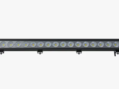 Large LED Light Bar 3D model