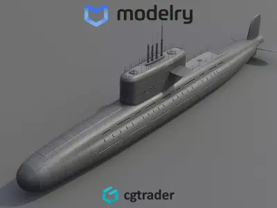 Submarine 3D model 29