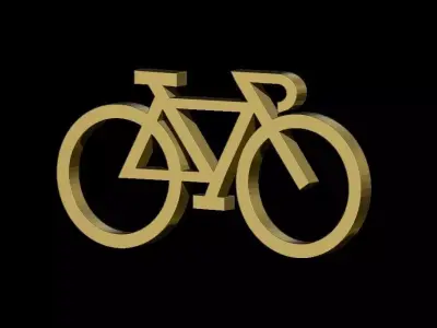 Stylized Bicycle 3D print model purchase