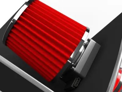 Cold Air Intake Free 3D model