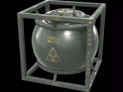 sphere tank 01 3D model