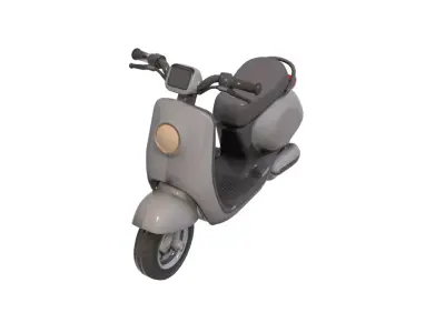 Electric Scooter Low-poly 3D model buy