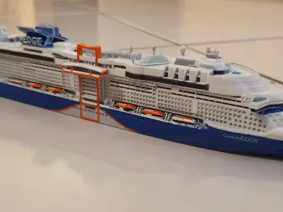 Celebrity Edge cruise ship 3D print model 3D print model