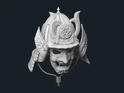 Samurai Mask 3D model