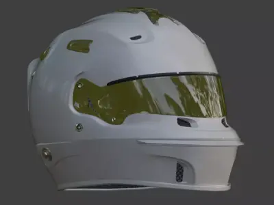 Racing Helmet 3D Model 3D model purchase