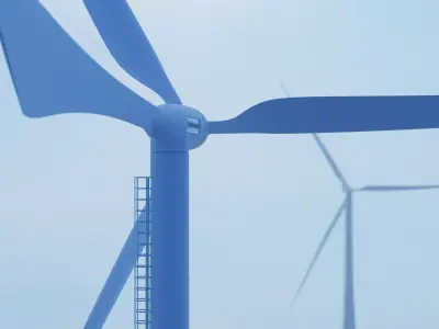 Wind Turbine 3D model 24