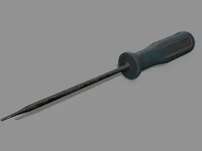 screwdriver Low-poly 3D model