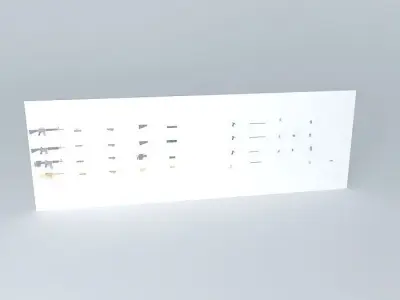 Gun parts Free 3D model