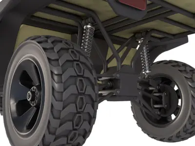 Military ATV 3D model