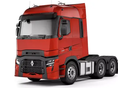 Renault T520 6x2 2022 3D model