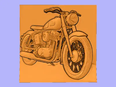 MOTO ANTIGA  3D model