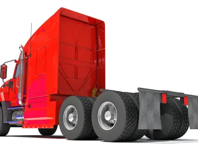American Freightliner Truck 3D model