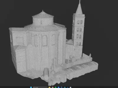 Zadar Sveti Donat Saint donat Church 3D model