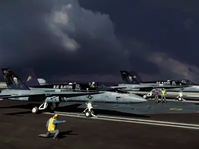 Aircraft carrier 76 Free 3D model