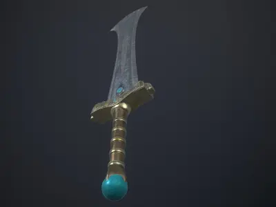 Sword legend of zelda Free low-poly 3D model