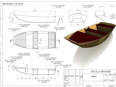 Boat GF12 M  LS 3D model