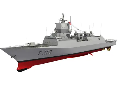FRIDTJOF NANSEN NORWEGIAN FRIGATE 3D model