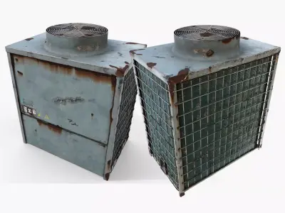 Air Condition v2 Low-poly 3D model