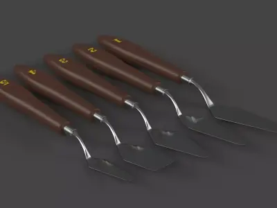 Palette Knife 3D model purchase