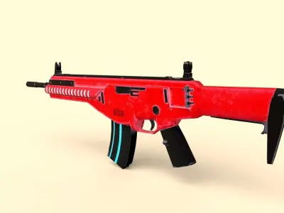 ARX 160 Weapon Low-poly 3D model purchase