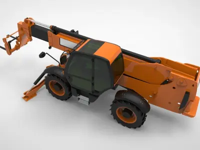 Telehandler forklift 3D model purchase