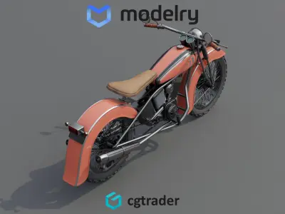 Motorcycle 3D model 3