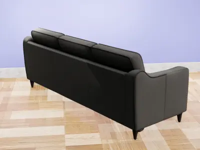SIMPLE SOFA WITH GRAND LOOK Low-poly 3D model