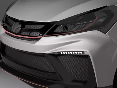 Perodua Myvi GT Concept 2018 3D model