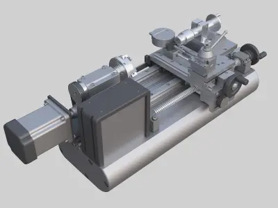 CNC machining machine tools 3D model