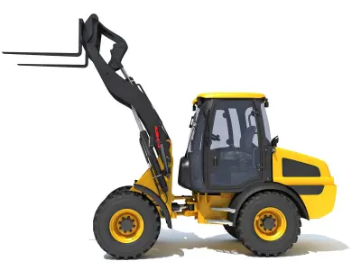 Wheel loader 3D model by 3D-Horse from CGTrader