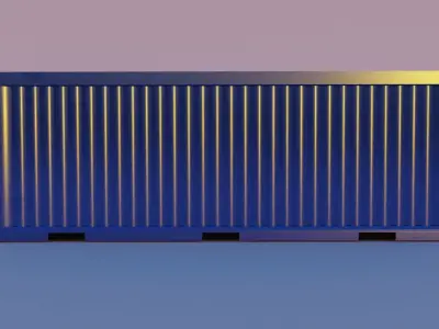 Container shipping Free 3D model buy