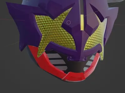 Boost Jaw part only for Geats and Buffa helmet 3D printable 3D print model