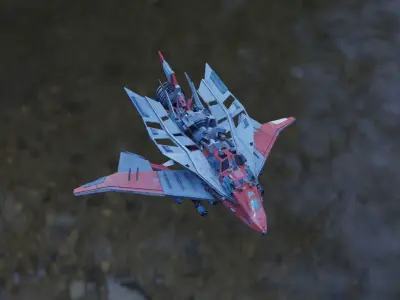 N195 Aircraft Free low-poly 3D model