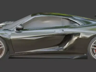 NFS Game racing car low poly Low-poly 3D model purchase
