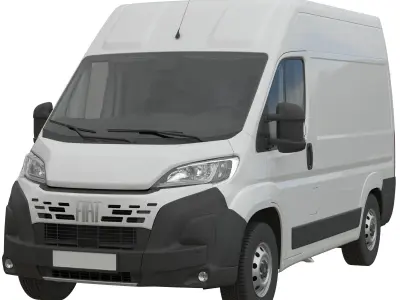 2024 FIAT DUCATO  L1H2 Detailed interior 3D model