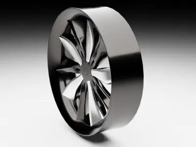 Tesla modal X wheel rim  Free 3D model