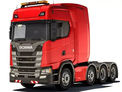 Truck R730 8X4 2020 3D model