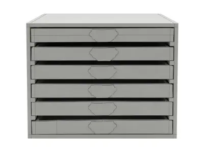 Maisons du monde ANTOINE range-courier Free low-poly 3D model