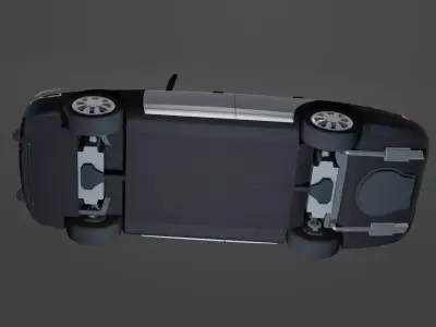Police car 3D model V1