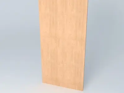 Indiana red pine mirro 3D model