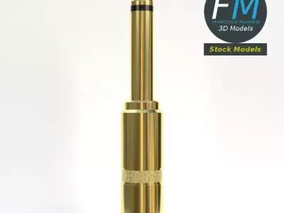 Mono jack plug 3D model