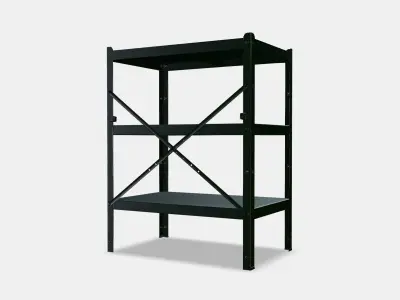 BROR Shelving unit 2 Low-poly 3D model