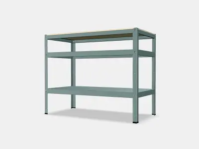 BROR workbench Low-poly 3D model