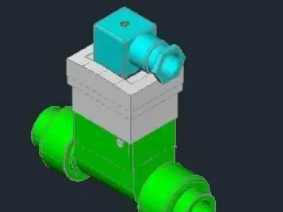 Burket pulse flow meter Free 3D model