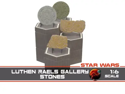 Luthen Raels gallery - Stones 1-6 scale Hottoys 3D print model