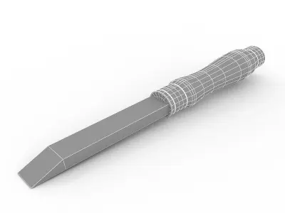 Mortise Chisel 3D model
